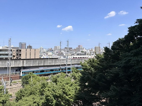 飛鳥山公園の散策 新幹線と京浜東北線 2025.06