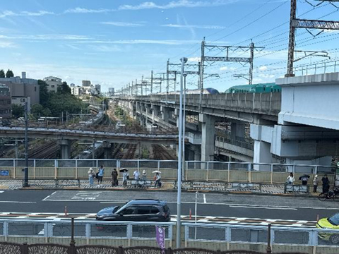 在来線と新幹線が見られる街 2025.8