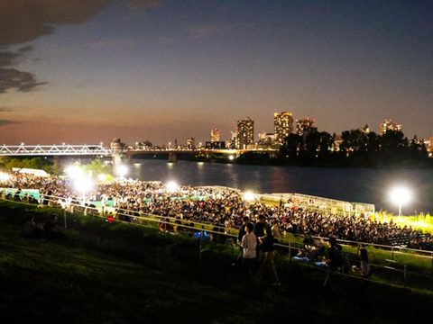 901_北区花火大会2025 開幕前の赤水門エリアです 2025.9