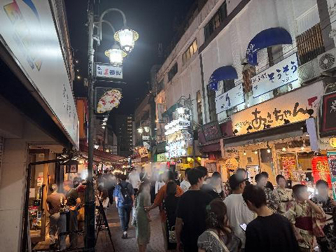 930_北区花火大会2025 花火終了後の赤羽駅界隈②どこのお店も大賑わい 2025.9